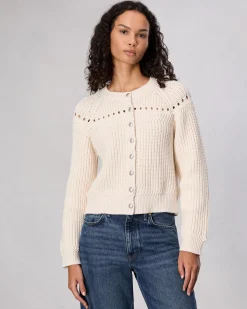 rag & bone Kathryn Cardigan Ivory Hot