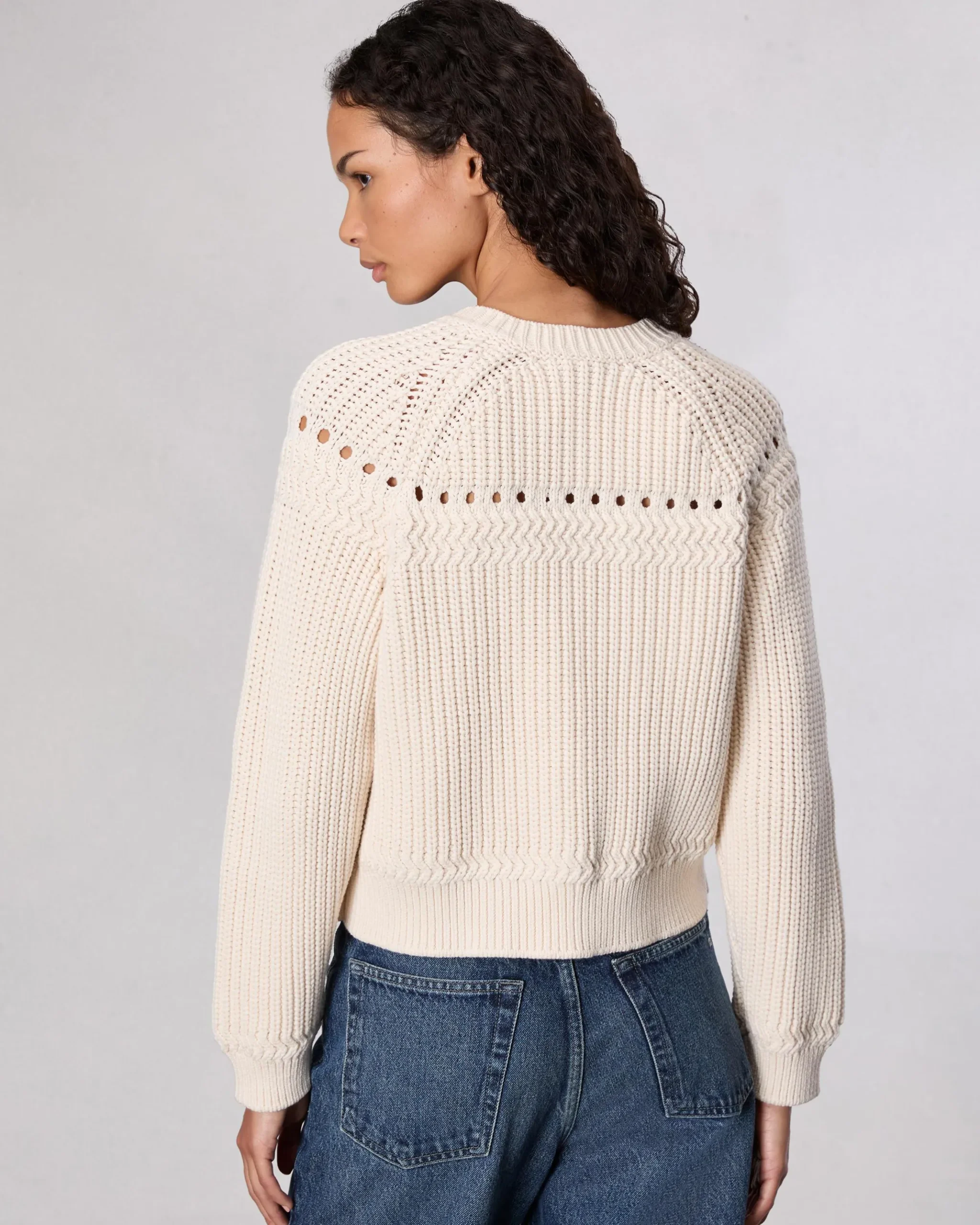 rag & bone Kathryn Cardigan Ivory Hot