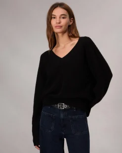 rag & bone Kaylee Cashmere Sweater Black Outlet