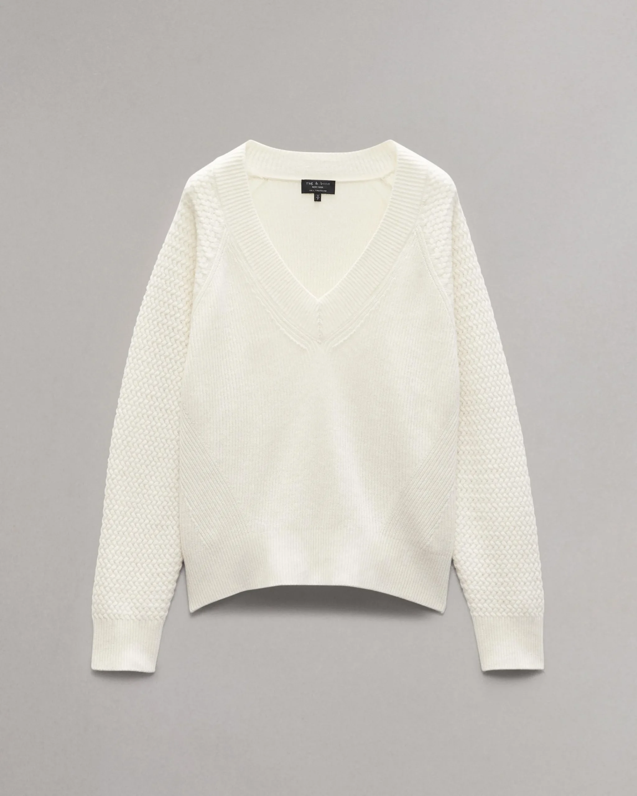 rag & bone Kaylee Cashmere Sweater Ivory Clearance