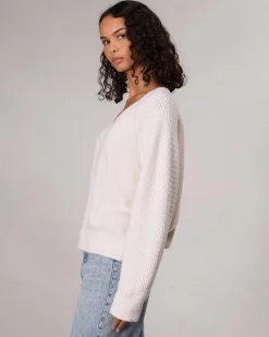rag & bone Kaylee Cashmere Sweater Ivory Clearance