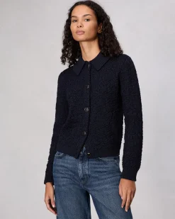 rag & bone Lecroy Wool-Blend Cardigan Navy Outlet