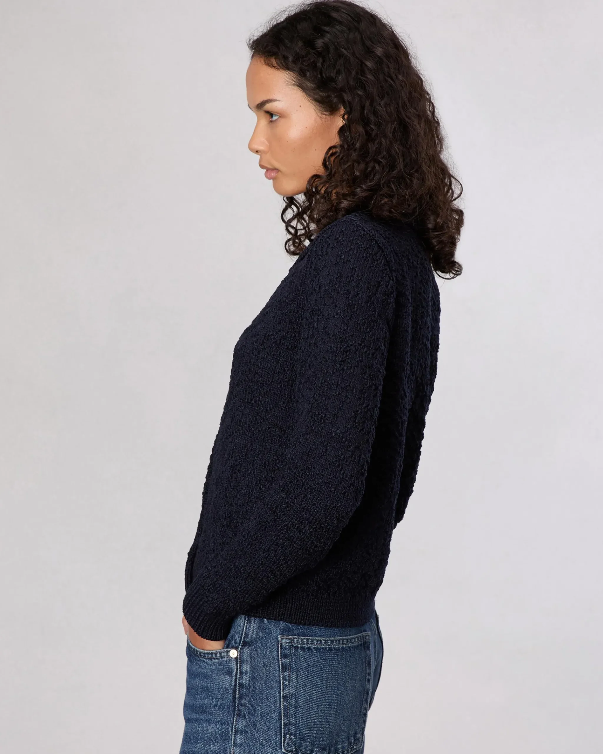 rag & bone Lecroy Wool-Blend Cardigan Navy Outlet