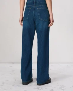 rag & bone Logan Wide-Leg Jean Annalise Cheap