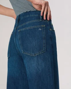 rag & bone Logan Wide-Leg Jean Annalise Cheap