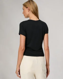 rag & bone Luca Baby Tee Black Shop
