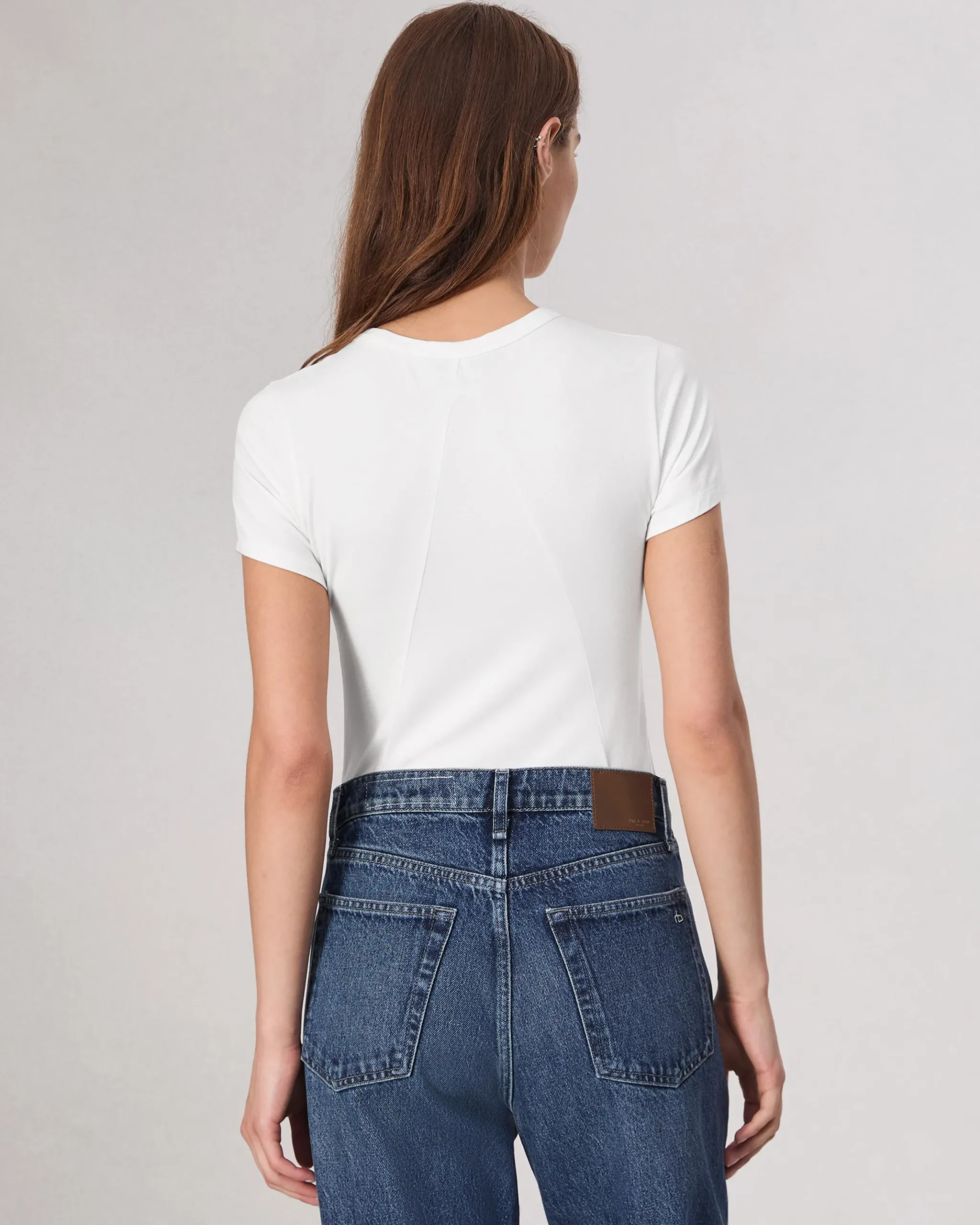 rag & bone Luca Baby Tee White Shop
