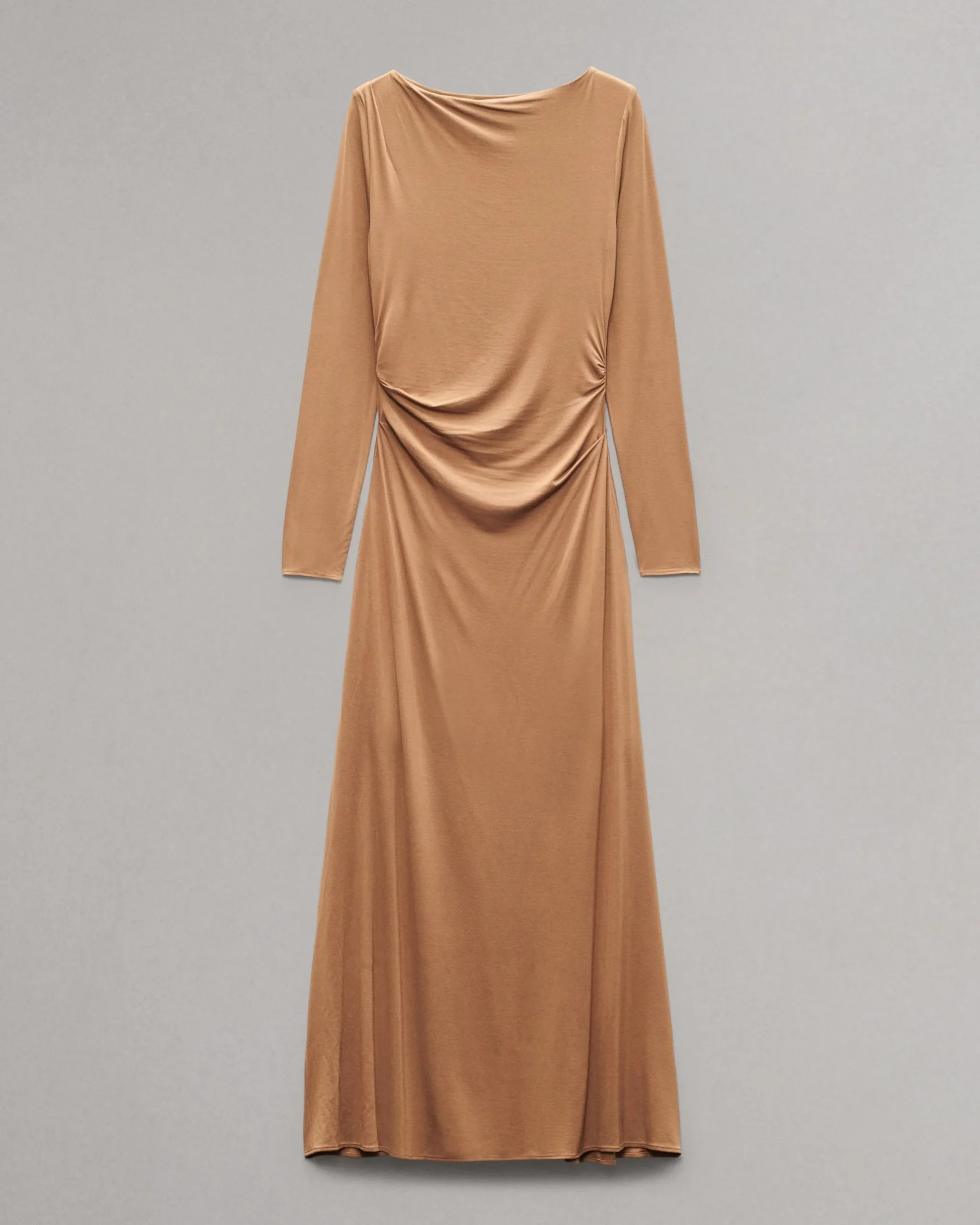 rag & bone Luca Draped Maxi Dress Khaki Cheap