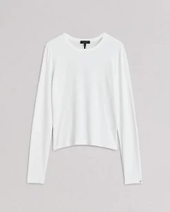 rag & bone Luca Long Sleeve Tee White Online