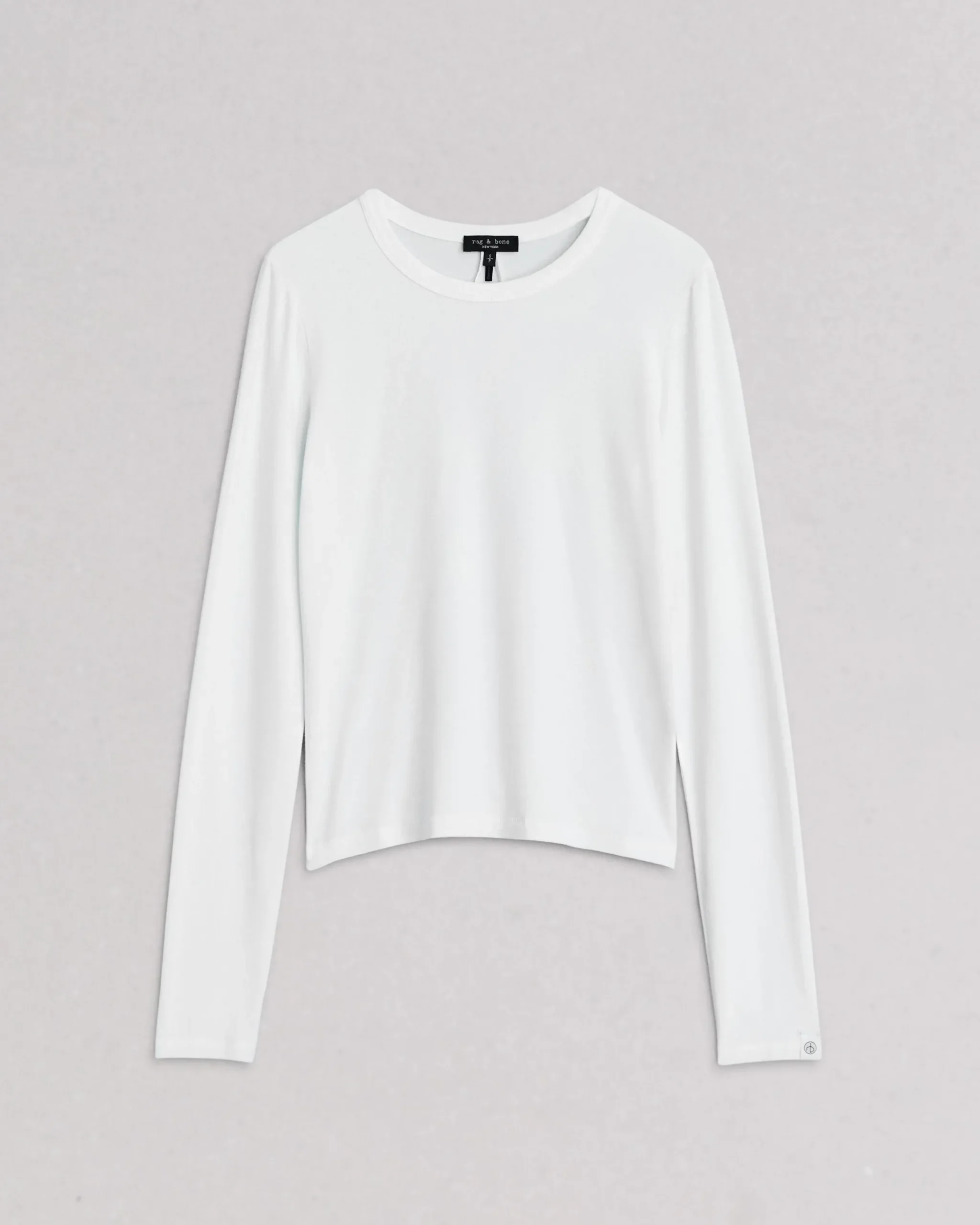 rag & bone Luca Long Sleeve Tee White Online