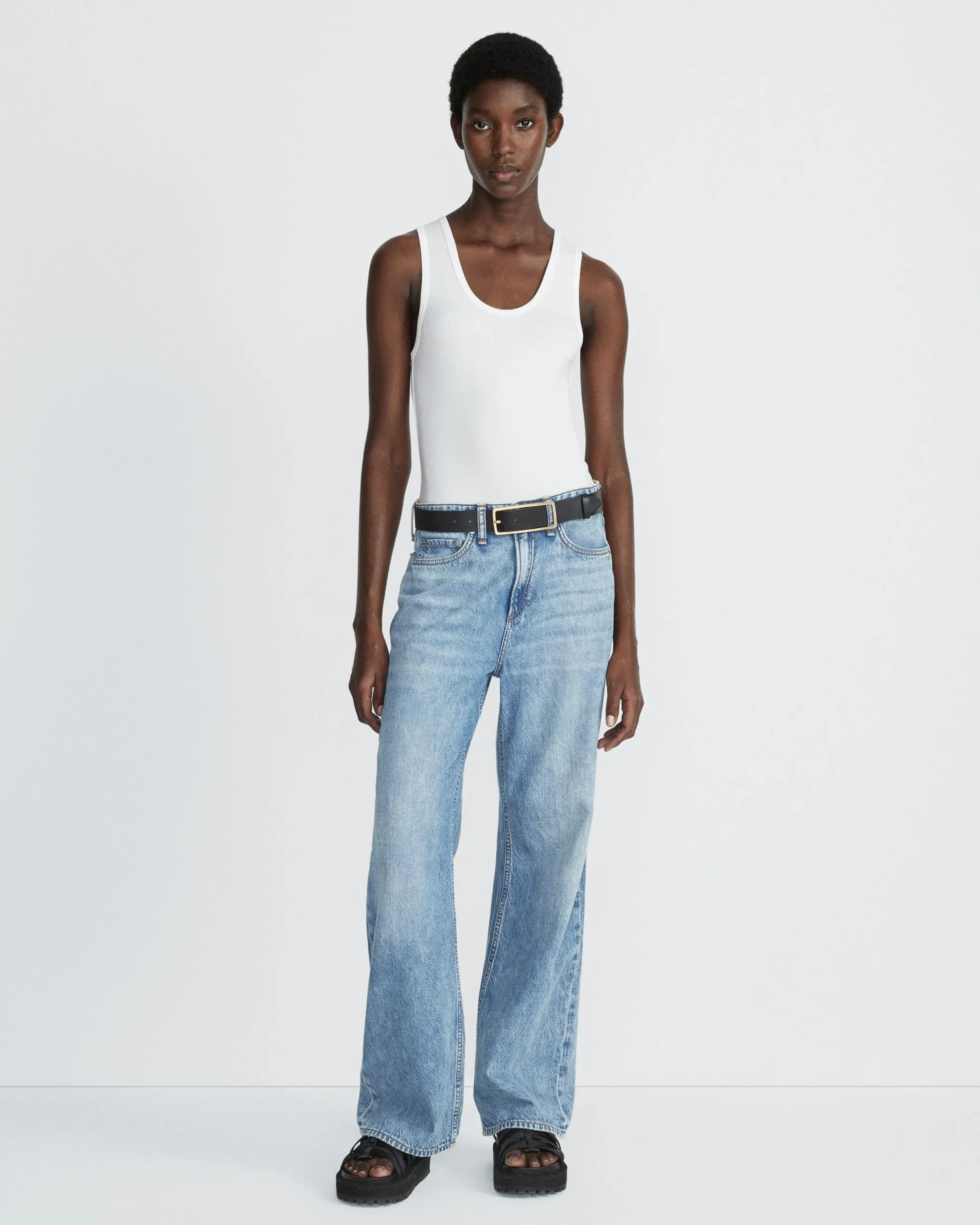 rag & bone Luca Tank White Sale