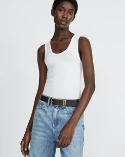 rag & bone Luca Tank White Sale
