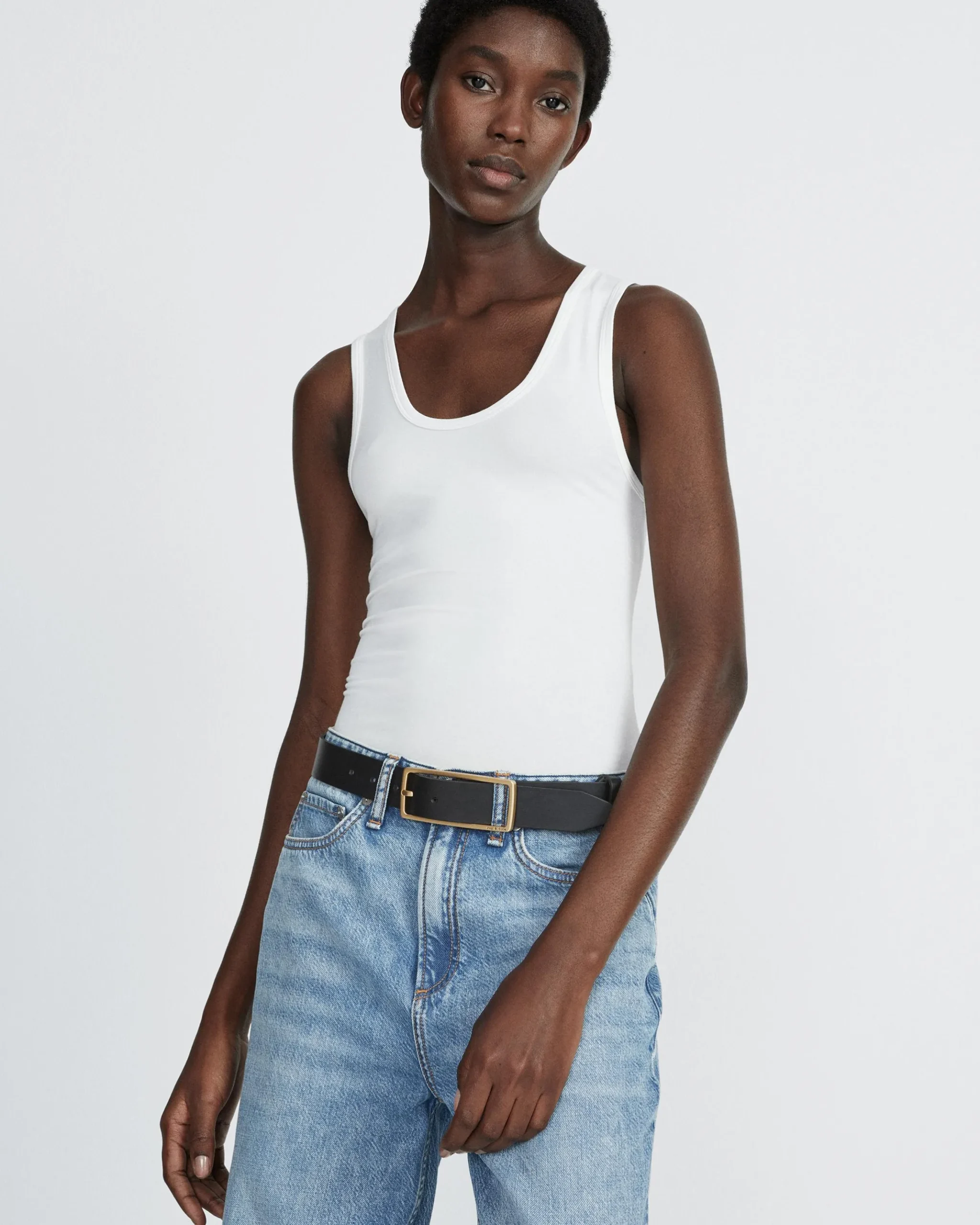 rag & bone Luca Tank White Sale