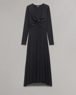 rag & bone Luca Twist Maxi Dress Black Store