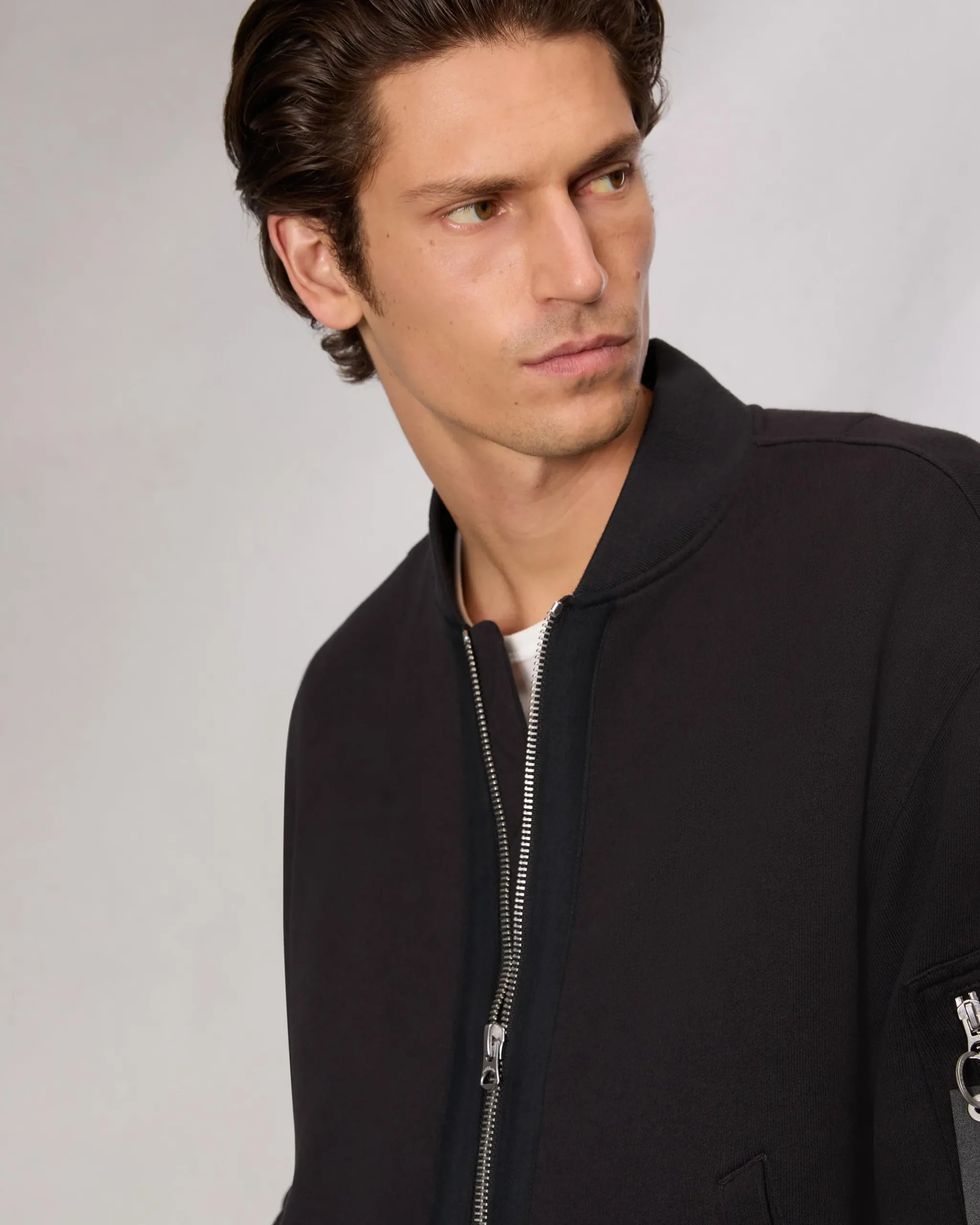 rag & bone Manston Bomber Jacket Black Flash Sale