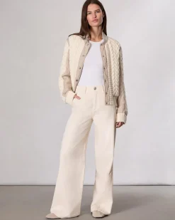 rag & bone Manston Bomber Jacket Natural Best Sale