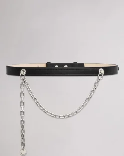 rag & bone Mari Leather Belt Black Fashion