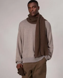 rag & bone Marled Cotton Sweater Grey Multi Shop