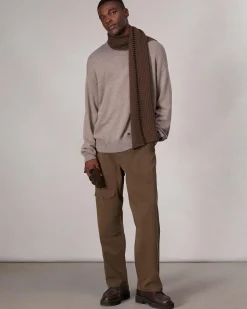 rag & bone Marled Cotton Sweater Grey Multi Shop