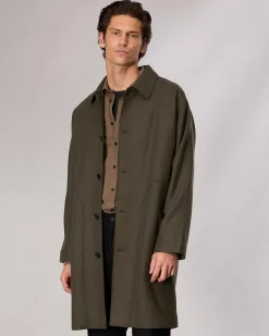 rag & bone Marshall Wool-Blend Coat Green Sale