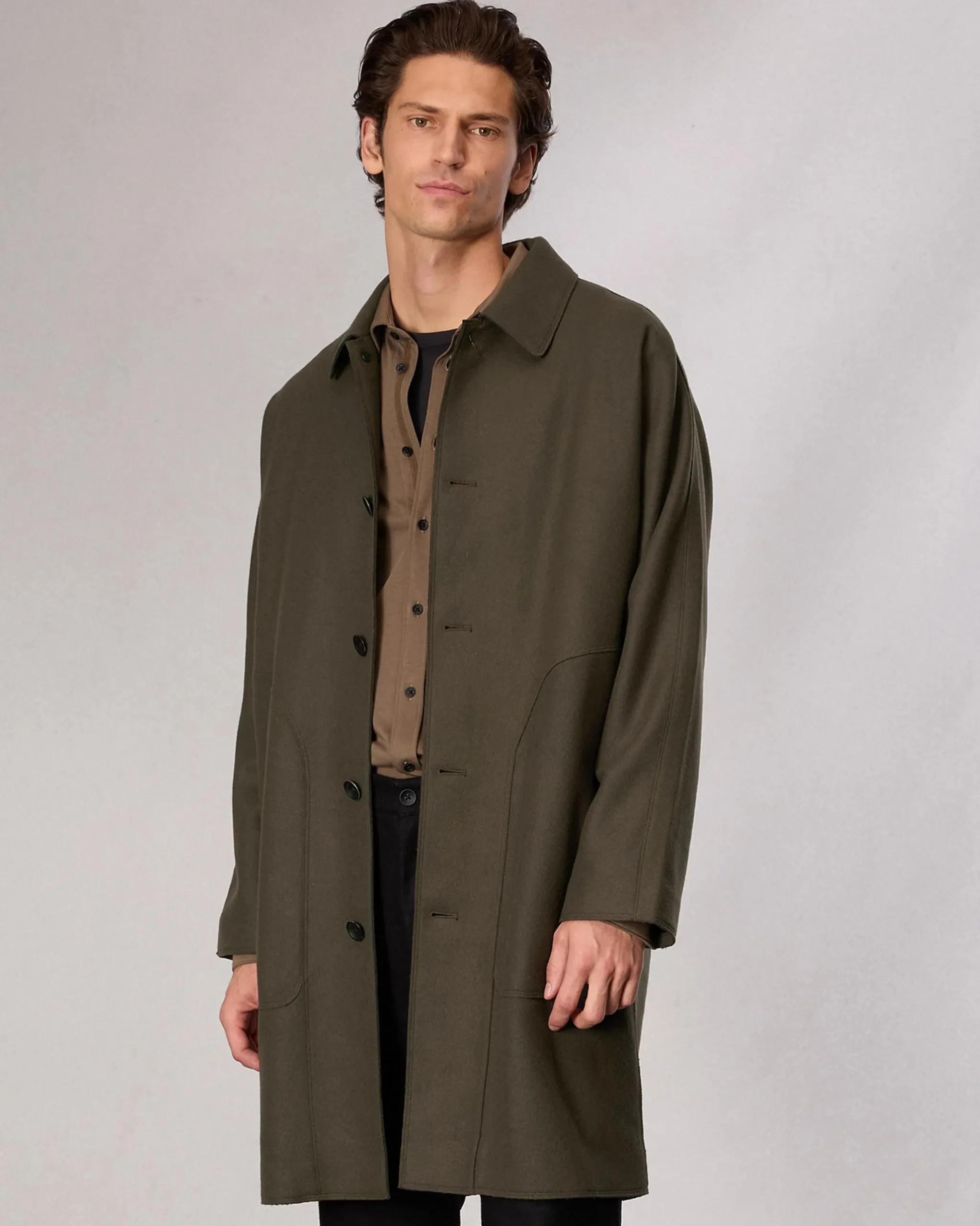 rag & bone Marshall Wool-Blend Coat Green Sale