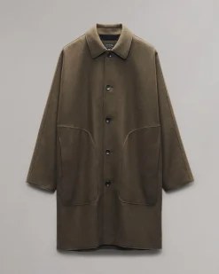 rag & bone Marshall Wool-Blend Coat Green Sale
