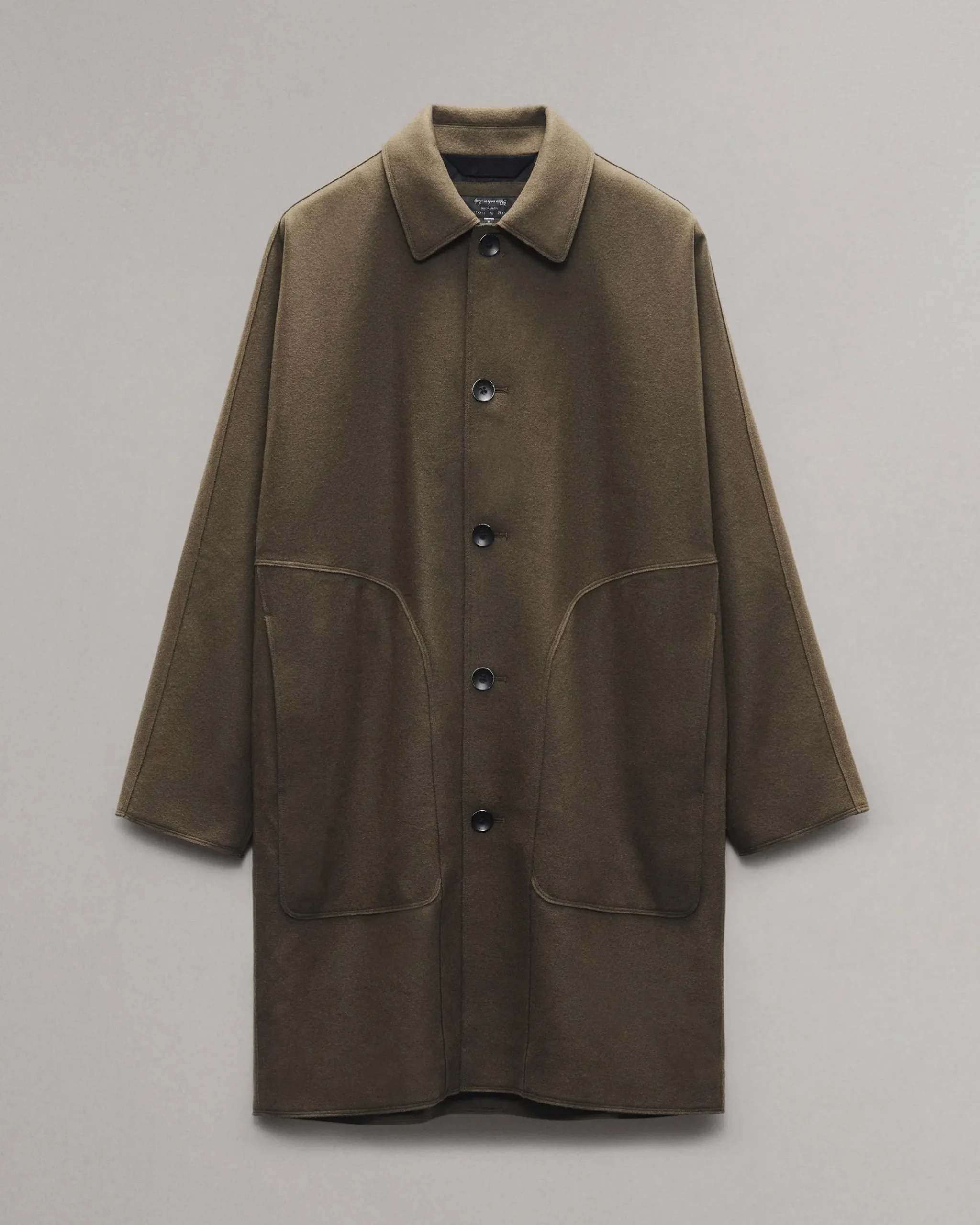 rag & bone Marshall Wool-Blend Coat Green Sale