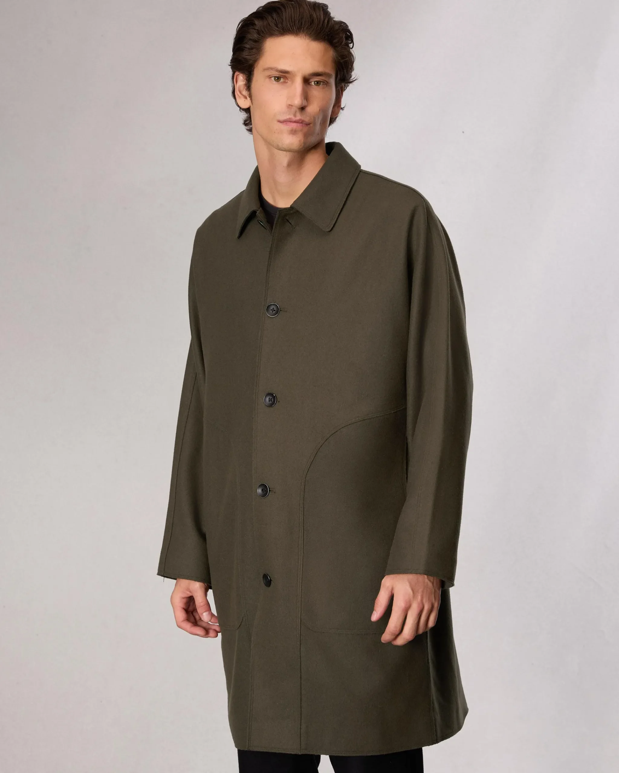 rag & bone Marshall Wool-Blend Coat Green Sale