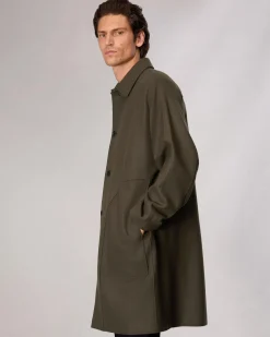 rag & bone Marshall Wool-Blend Coat Green Sale