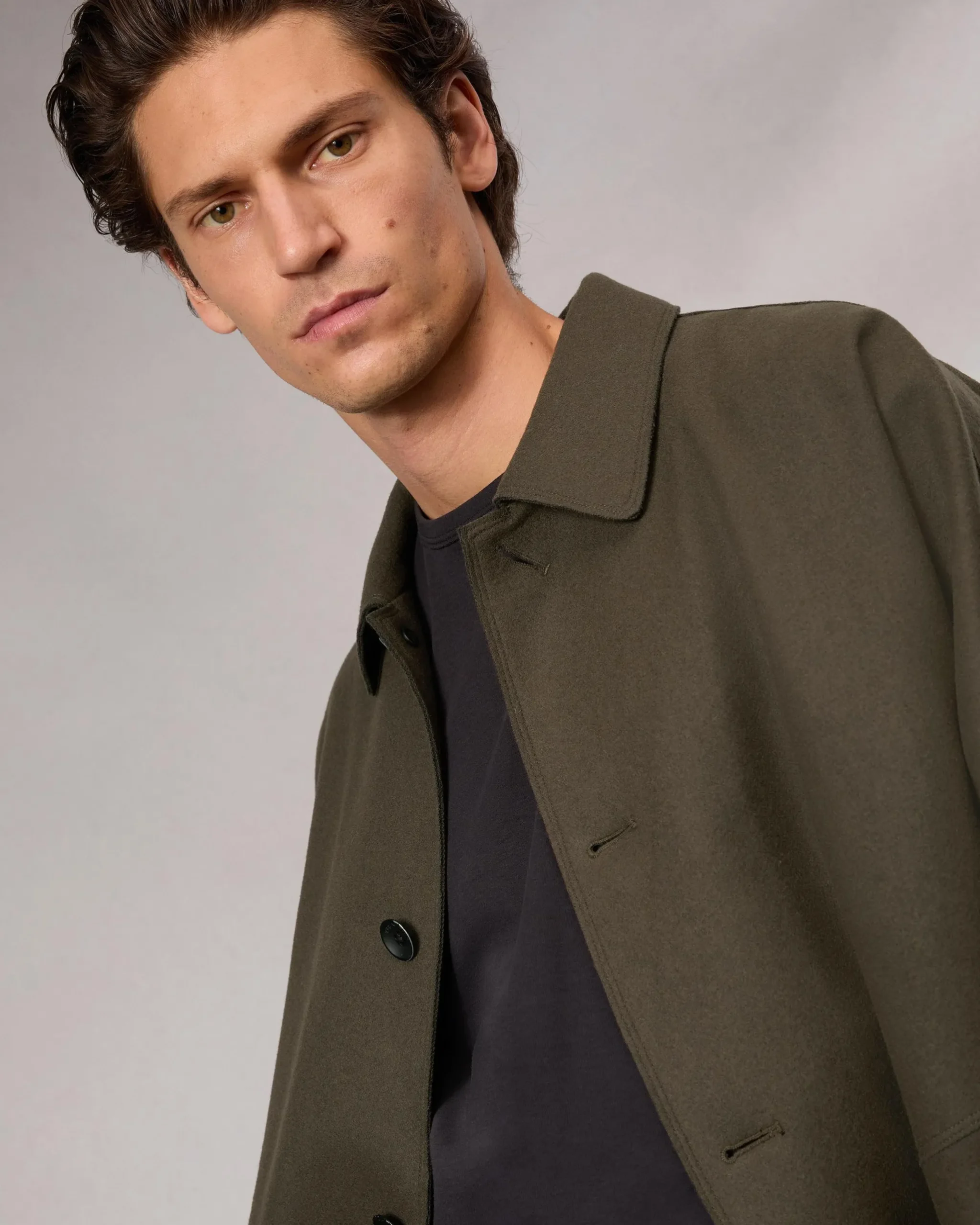 rag & bone Marshall Wool-Blend Coat Green Sale