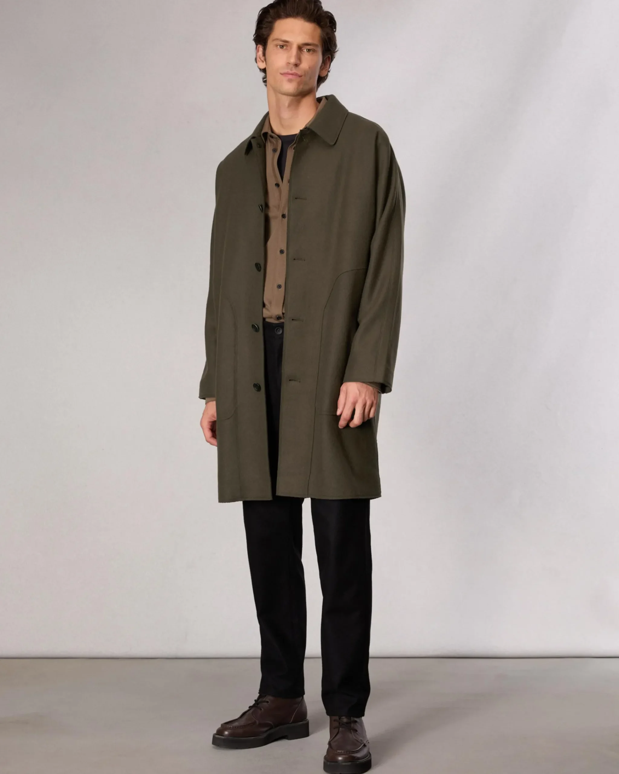 rag & bone Marshall Wool-Blend Coat Green Sale