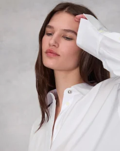 rag & bone Martha Cotton Poplin Shirt White Store