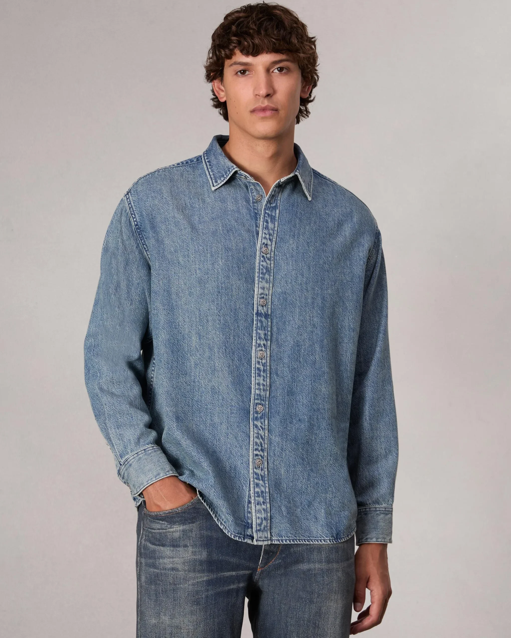 rag & bone Matthew Denim Shirt Corbin Online