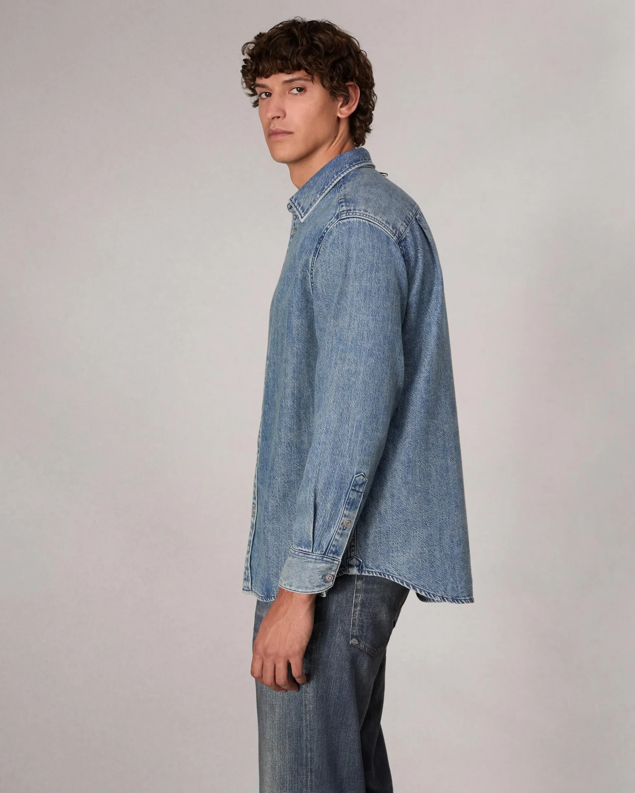 rag & bone Matthew Denim Shirt Corbin Online