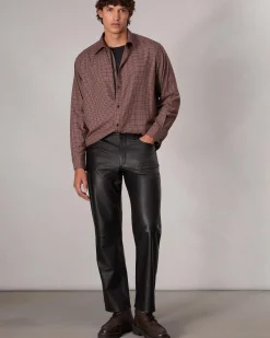 rag & bone Matthew Plaid Shirt Brown Plaid Shop