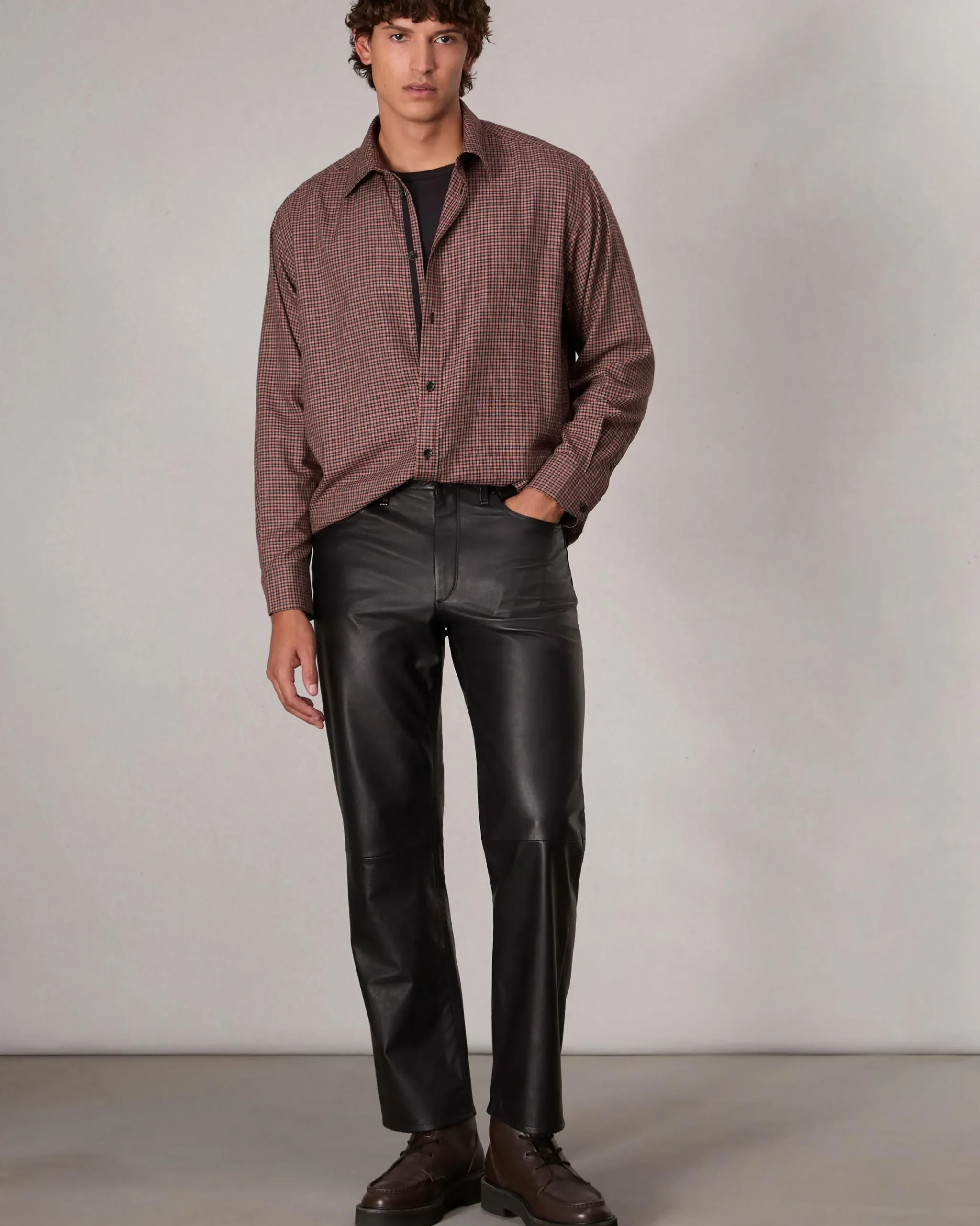 rag & bone Matthew Plaid Shirt Brown Plaid Shop