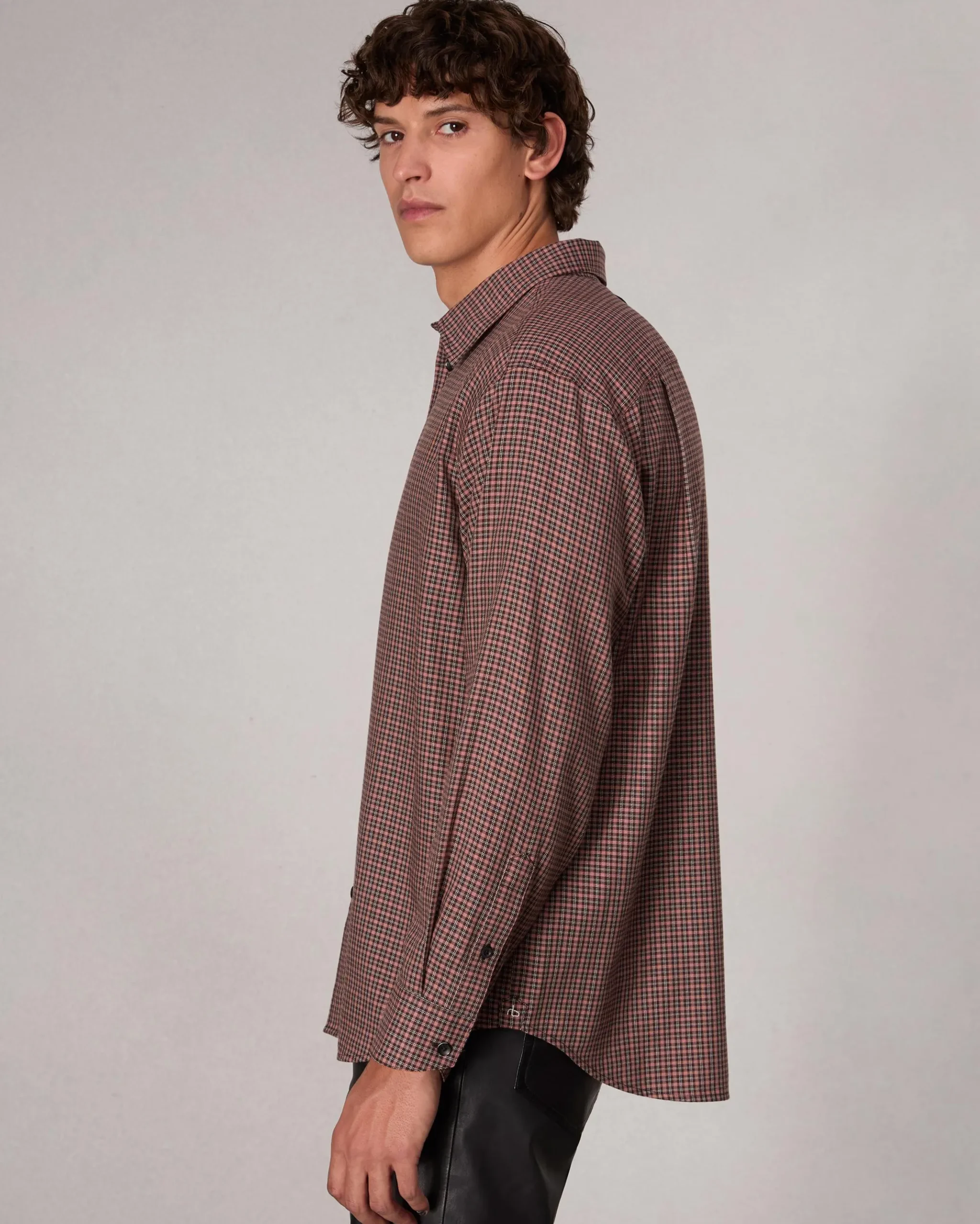 rag & bone Matthew Plaid Shirt Brown Plaid Shop