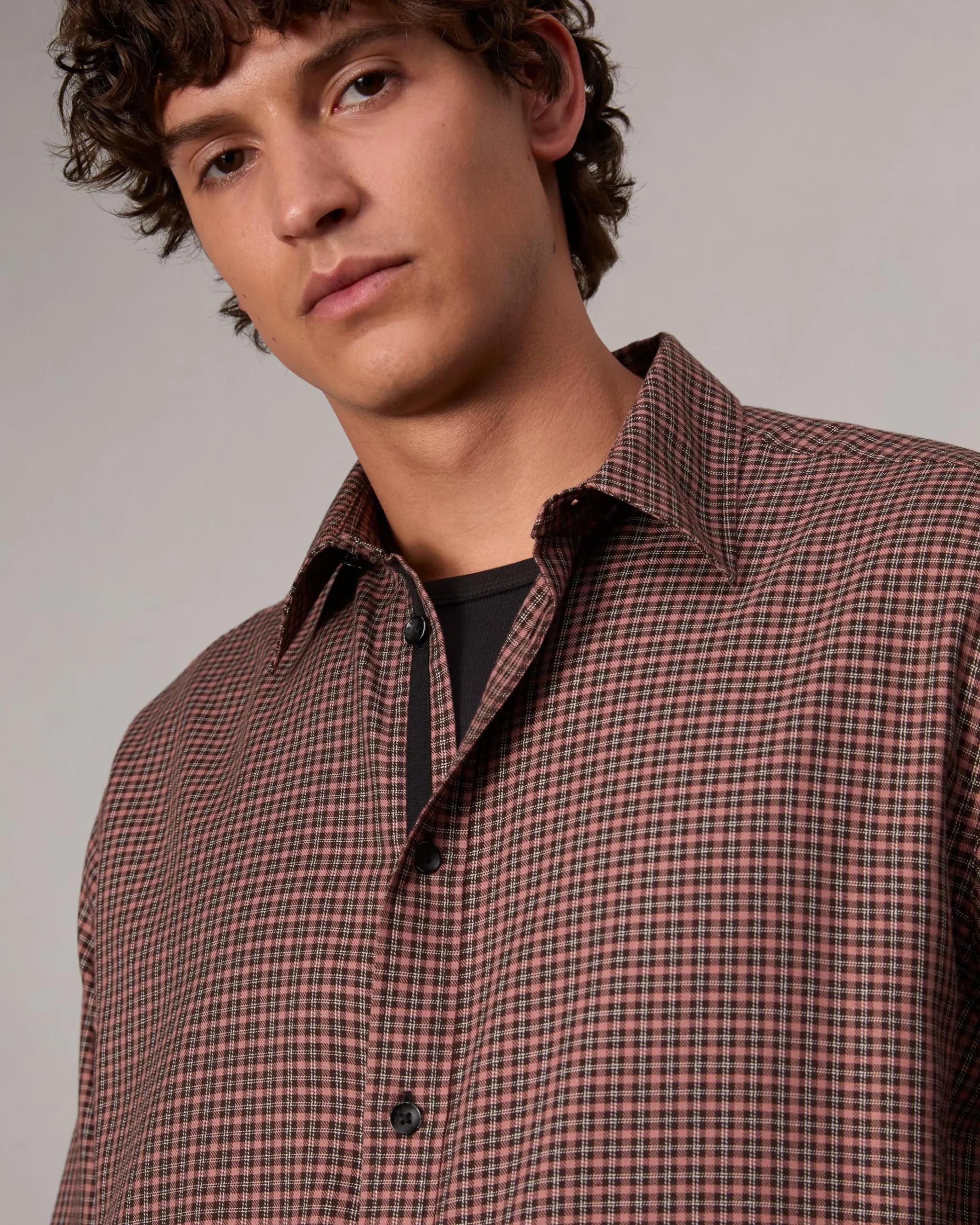 rag & bone Matthew Plaid Shirt Brown Plaid Shop