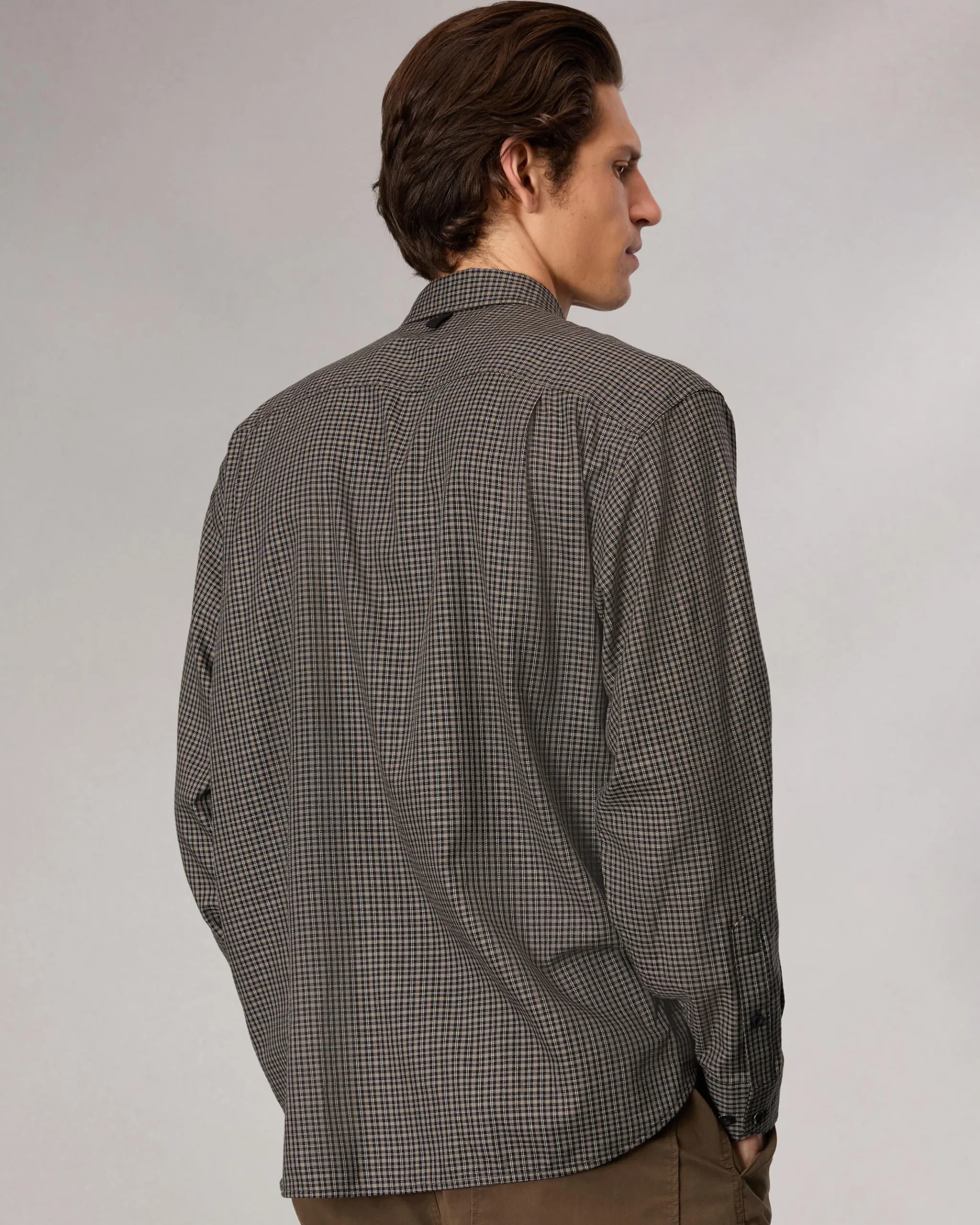 rag & bone Matthew Plaid Shirt Green Plai Shop