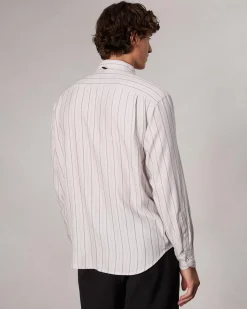 rag & bone Matthew Striped Shirt White Stripe Discount