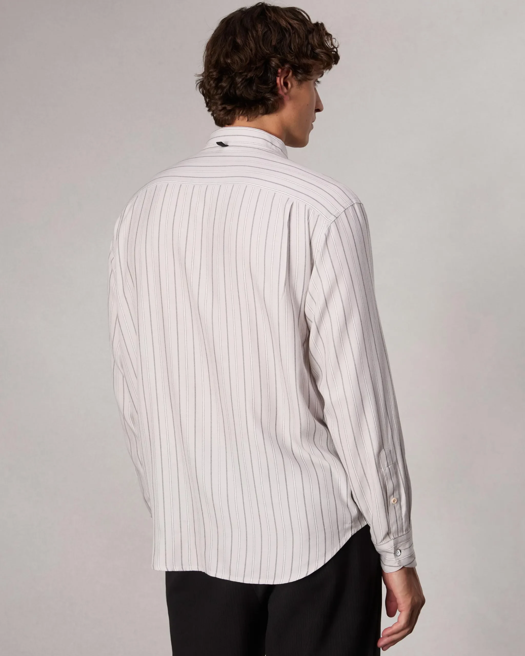rag & bone Matthew Striped Shirt White Stripe Discount