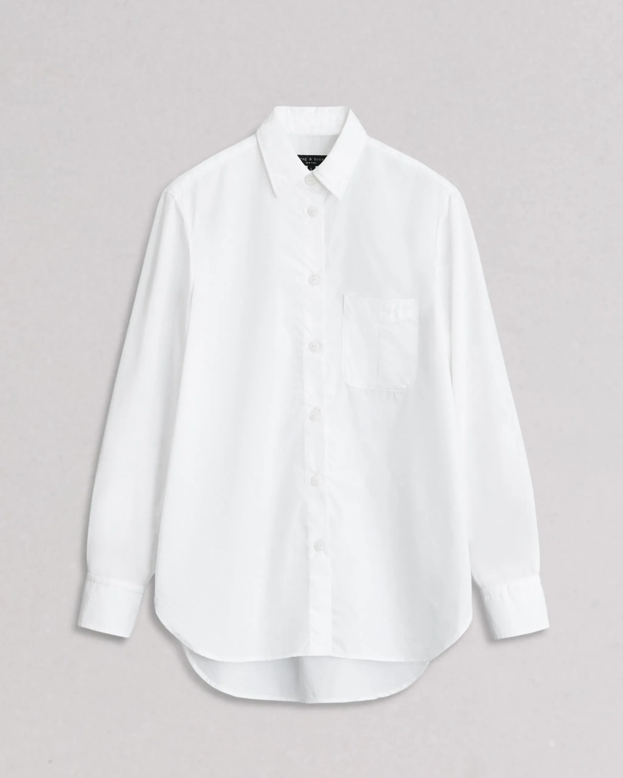 rag & bone Maxine Poplin Shirt White Store