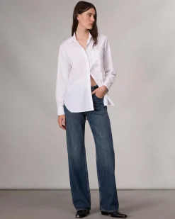 rag & bone Maxine Poplin Shirt White Store