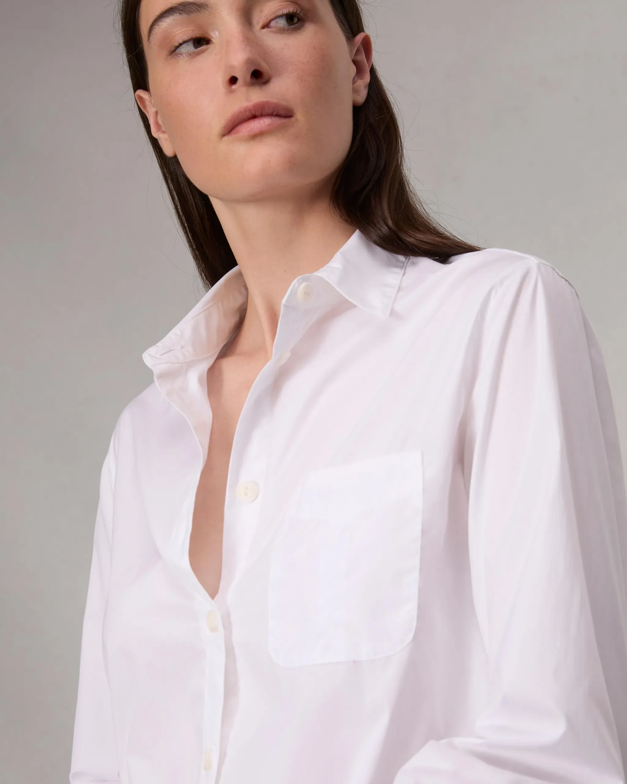 rag & bone Maxine Poplin Shirt White Store