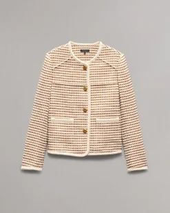 rag & bone Mirabelle Tweed Jacket Ivory Multi Cheap
