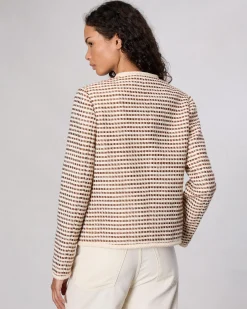 rag & bone Mirabelle Tweed Jacket Ivory Multi Cheap