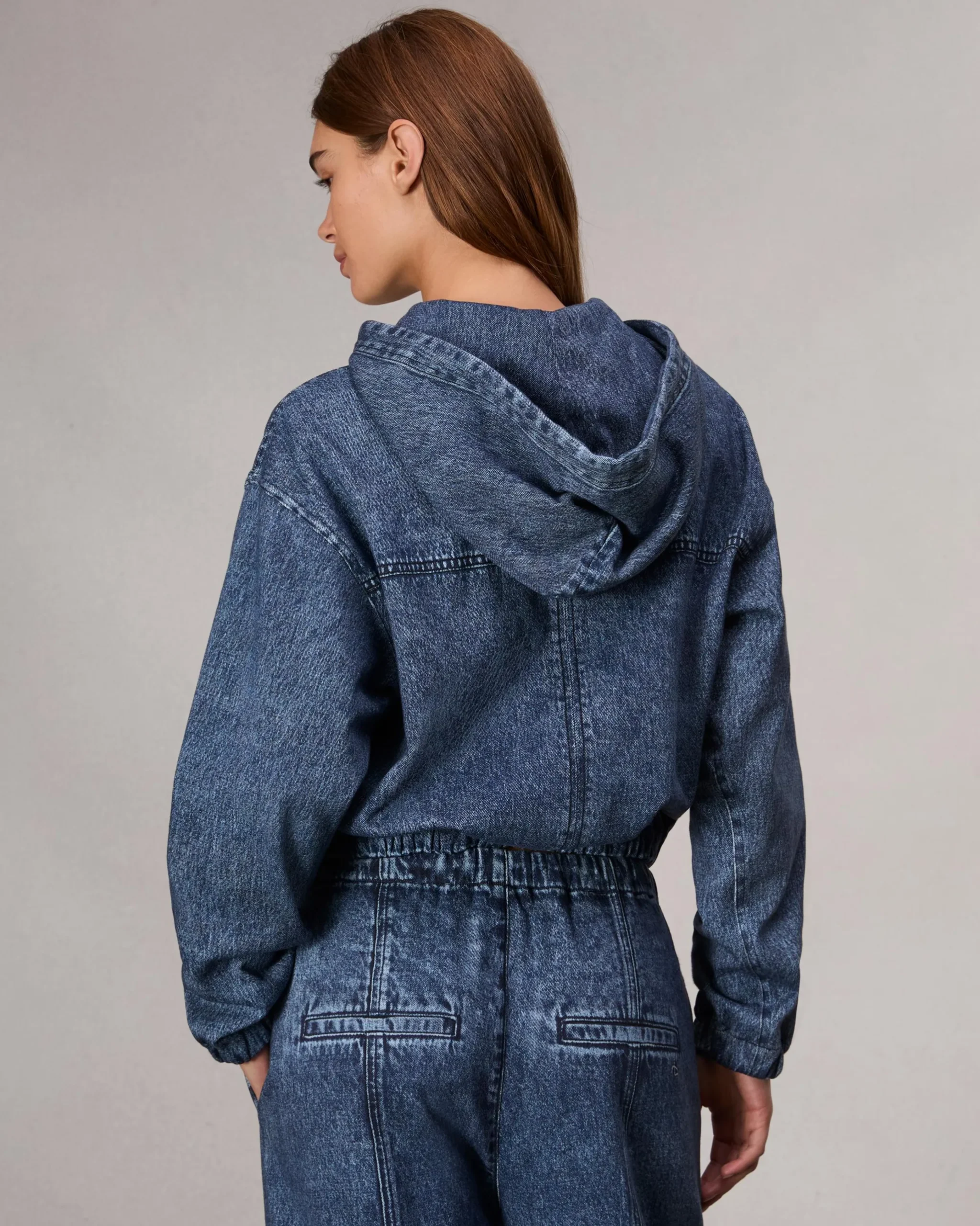 rag & bone Miramar Fleece Davina Hoodie Topaz Flash Sale