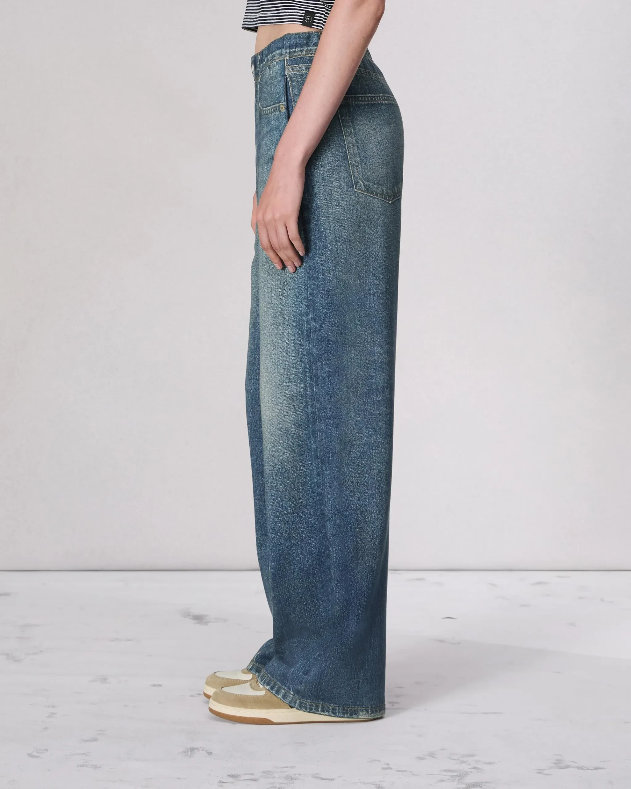 rag & bone Miramar Terry Wide-Leg Pant Lenox Shop