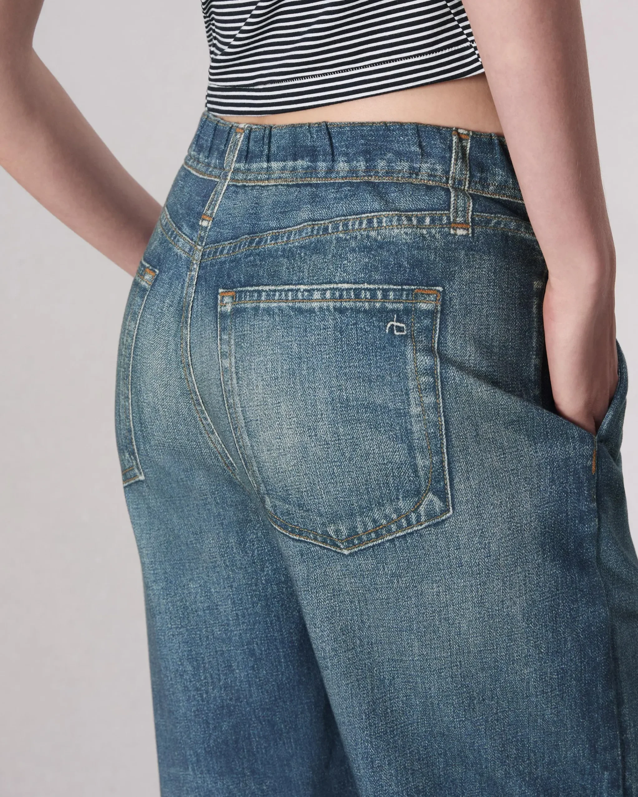rag & bone Miramar Terry Wide-Leg Pant Lenox Shop