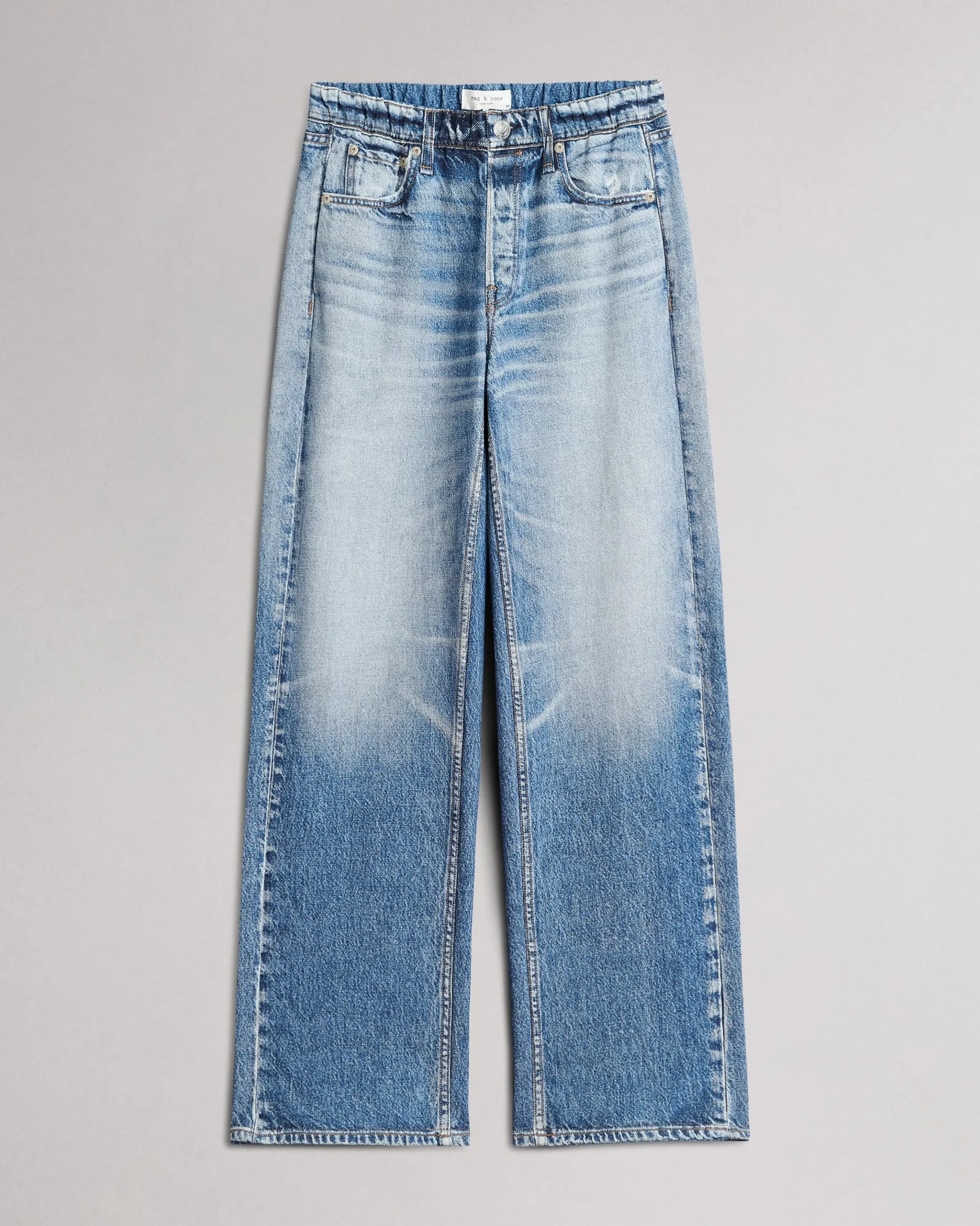 rag & bone Miramar Terry Wide-Leg Pant Noosa New